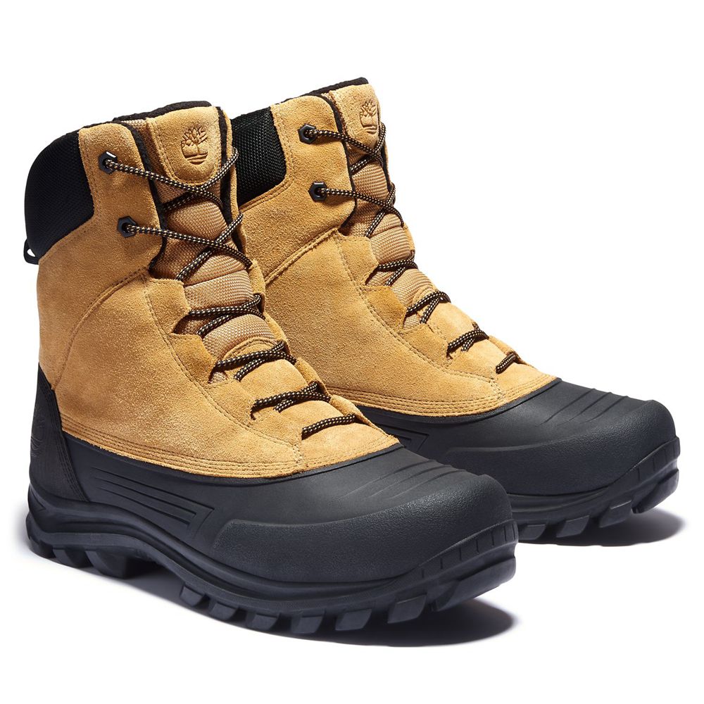 Botas de Inverno Masculino - Timberland Snowblades Tall - LJQOX5493 - Marrom/Pretas